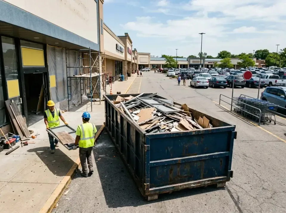 retail-store-renovation-debris-003 — frequently asked questions, Roll-off Dumpster Rentals in Lilburn, GA